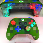 Microsoft Xbox One Controller - Creeper w custom LED mod - Great GIFT