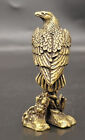 Antique Eagle Solid Brass Old Gold Lustre Vintage Victorian Tree Bird Retro