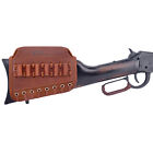 Leather Buttstock Cheek Rest Riser Rifle Cartridge Ammo Shell Holder USA Local