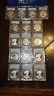 2021-T1 COMPLETE 16 SILVER EAGLE SET PCGS 70, PR,RP, MS, & ALL VARIATIONS, P,S,W