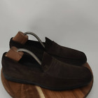 Tods Penny Loafers Casual Shoes- Mens- Size 9- Brown- Slip On- Dress Shoes