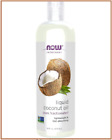 NOW Solutions Liquid Coconut Oil 16 Oz Pure Fractionated Light Nourishing Skin