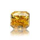 0.37 Carat Loose Orange Diamond Radiant VS2 GIA Certified Gift Jewelry Rare