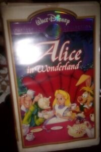Walt Disney Masterpiece Collection VHS Alice In Wonderland
