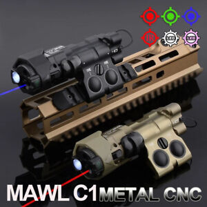 MAWL C1/PEQ-15/PERST-4 Visible Beam Green IR Laser+ IR Night Vision +White Light