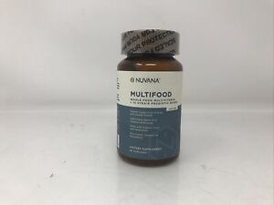 Nuvana Multifood Whole Food Multivitamin w/ Probiotics for Men 90 Caps Exp 06/24