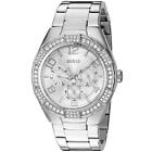 Guess Analog Silver Dial Stainless Steel Crystal Round Women's Watch W0729L1