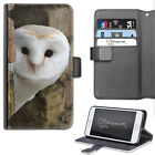 Barn Owl Phone Case;PU Leather Wallet Flip Case;Cover For Samsung;Apple;Sony