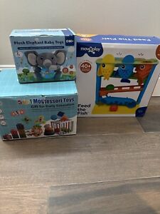 baby toys 0-6 months lot