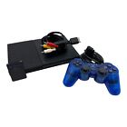 New ListingPlaystation 2 PS2 Slim Black w/ Controller Cord & Memory Card SCPH-90001 Working