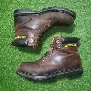 Caterpillar CAT Work Boots Men’s Size 12 Brown Leather