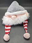 Holiday Time Unisex Soft Plush Sherpa GNOME Dangle Christmas Santa Hat