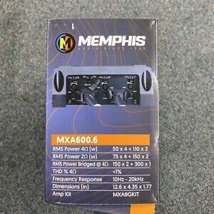 Memphis Audio MXA600.6 600W 6-Channel Marine/UTV/ATV/Motorcycle Amplifier Amp