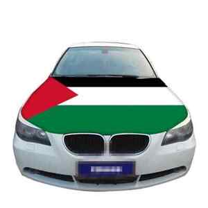 Palestine Car Hood Cover Flag Bonnet Banner Elastic Fabrics 110X150CM