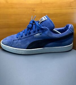 Puma Suede Classic Mens Size 13 Blue Black Sneak Shoes