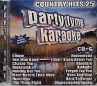 NEW Party Tyme Karaoke: Country Hits 25 by Various Artists [16-song CD+G]