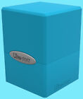 ULTRA PRO SKY BLUE SATIN CUBE DECK BOX Card Compartment Storage Case ccg tcg mtg