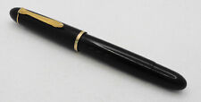 Vintage Pelikan 140 Black Fountain Pen 14K .585 Gold Nib Gunther Wagner Germany