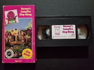 Barney - Barney’s Campfire Sing-Along (VHS, 1992)