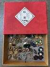 Costume Jewelry with Box Lot of 50 Pieces