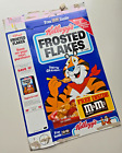Vintage 1984 Kellogg's Frosted Flakes Empty Flat Cereal Box W/ M&M Ad Coupons