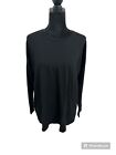 Eskandar Black Merino Wool Sweater L-O/S