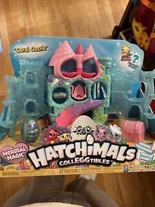 Hatchimals Colleggtibles Coral Castle Mermal Magic Fold Open Playset New