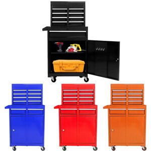 5 Drawer Rolling Tool Chest Tool Storage Cabinet Mobile Workbench Tool Cart