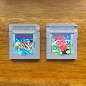 Nintendo Game Boy Games Lot of Two | Super Mario Land | Sports Illustrated Golf