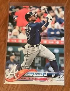 New Listing2018 Topps Update Ronald Acuna Jr. Rookie Card RC #US250 Braves (A)