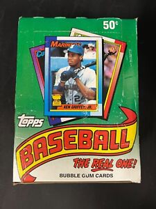 1990 Topps Baseball Hobby Box! Frank Thomas, etc Super Clean NO RESERVE!
