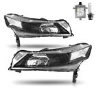 For 2009 2010 2011 2012 2013 2014 Acura TL Black Clear HID Headlights Pair (For: 2009 Acura TL Base 3.5L)