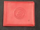 Vintage Bank Of America California Red Money Holder Wallet FREE SHIPPING