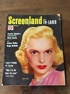 SCREENLAND Magazine Feb.1954 Janet Leigh, Lana Turner, Ed Sullivan Hollywood