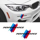 2Pcs For BMW 1 3 4 5 X Series Tri-Color Performance Decal Door Side Body Sticker (For: 2021 BMW X5 M50i Sport Utility 4-Door 4.4L)