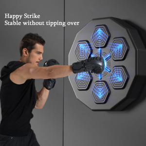 Smart Music Boxing Machine Wall Target LED Lighted Sandbag Reaction Training