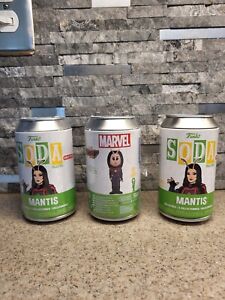 Funko Soda Marvel Mantis Target Exclusive Chance Of Chase NEW SEALED Lot Of 3