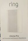 Ring Chime Pro Wifi Extender,Nightlight & Chime for Ring Devices White Brand New