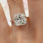 6 Ct Certified Radiant Cut Off White Diamond 925 Silver Ring Great Shine