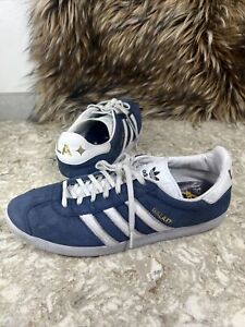 Adidas Gazelle Los Angeles Galaxy Soccer Indoor Trainers Shoes Size US 10 Blue