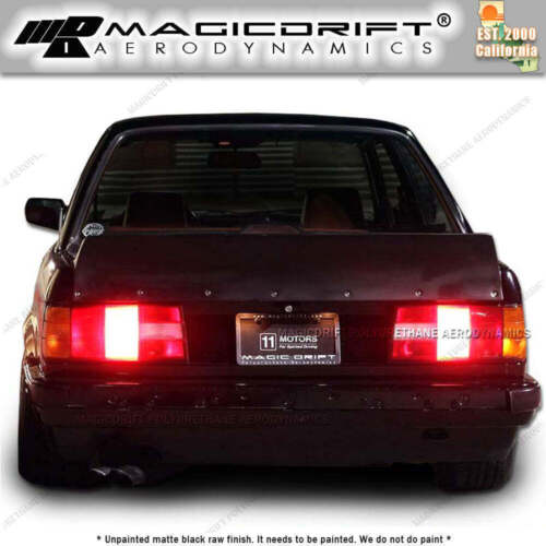 For 84-92 BMW E30 3-SERIES RB HIGH KICK STYLE Poly DUCKTAIL TRUNK SPOILER LIP (For: BMW)