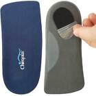 Chiroplax 3/4 Orthotic Arch Support Insoles Flat Feet Inserts Plantar Fasciitis