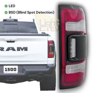 For 2019-2023 RAM 1500 [w/BLIS w/o Module] Full LED Tail Light Black Trim RH (For: 2019 Ram)