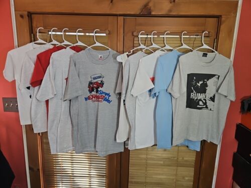 Lot Bundle Of 10 True Vintage Single Stitch 80s 90s Tee T Shirts S M L XL