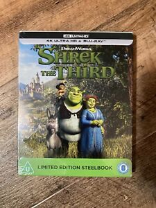 Shrek the Third w. Steelbook (4K UHD + Blu-ray, UK Import, Region Free) *NEW*