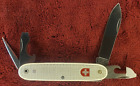 RARE Vintage 1985 Victorinox Swiss Army Military Knife Soldier 1961 Silver Alox