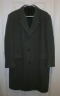 Vintage Thornwall & Delaney Wool and Cashmere Men's Long Overcoat - Gray