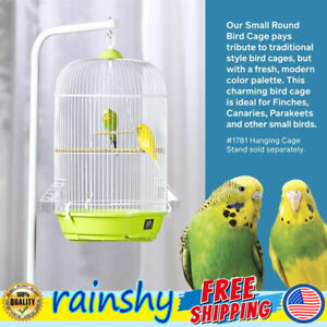 Round Birdcage Lovebirds Finches Canary Cockatiel Cage Hanging Parakeet