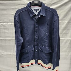 Tommy Hilfiger Morgan Cardigan Sweater, Men's Size XL, Navy Blue