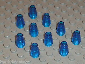 10 x TrBlue Cones ref 4589 LEGO / sets 9320 7692 6959 6990 6939 1793 8019 7690